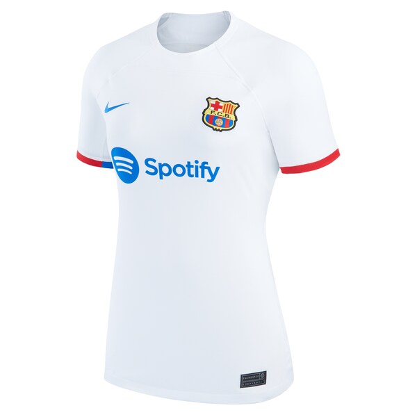 Joao Cancelo Barcelona Nike Women's 2023/24 Away Stadium Replica Player Jersey - White