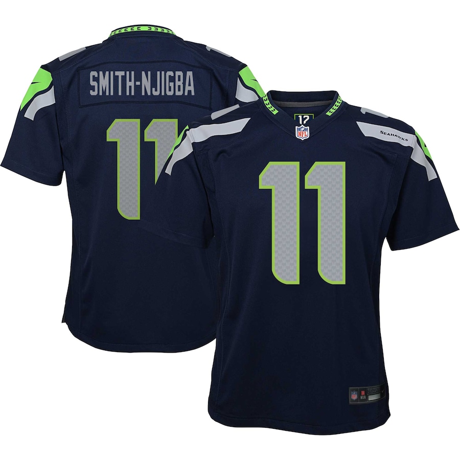 Jaxon Smith-Njigba Seattle Seahawks Nike Youth Game Jersey - College Navy