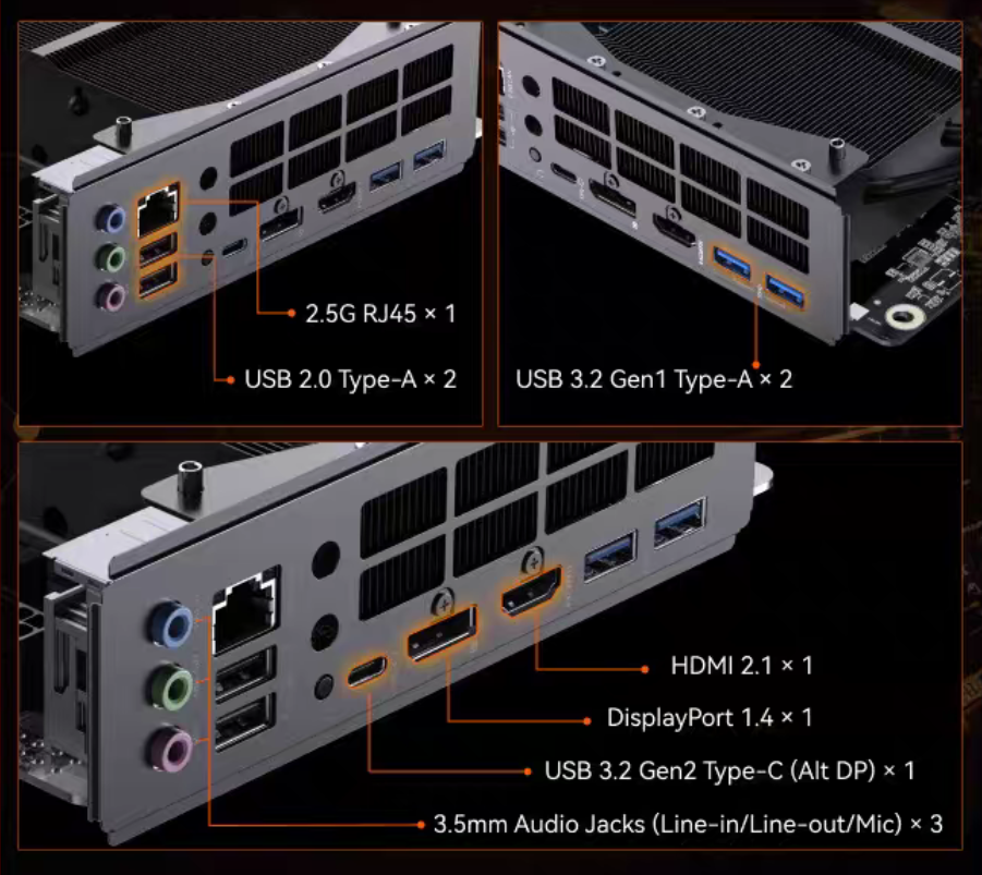 Minis Forum BD895i R9 8945HX Built-in CPU WIFI ITX Motherboard Brand New - GreshamTech