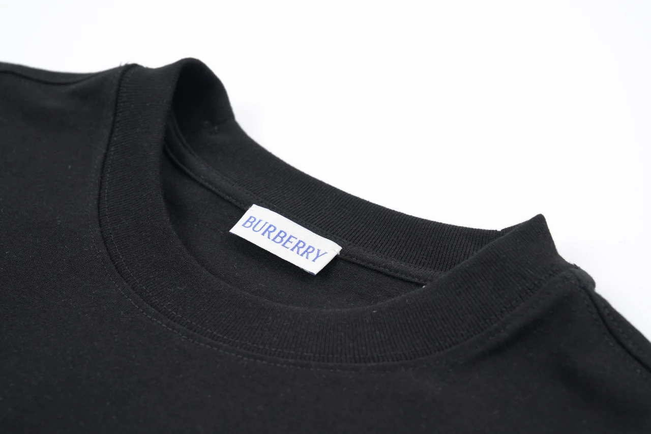 Burberry Black Letter Print Cotton Crewneck T-Shirt product photo from LabelPicks