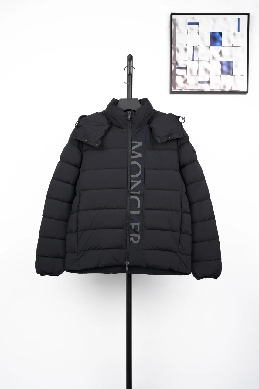 Moncler Black Detachable-Hood Down Jacket product photo from LabelPicks