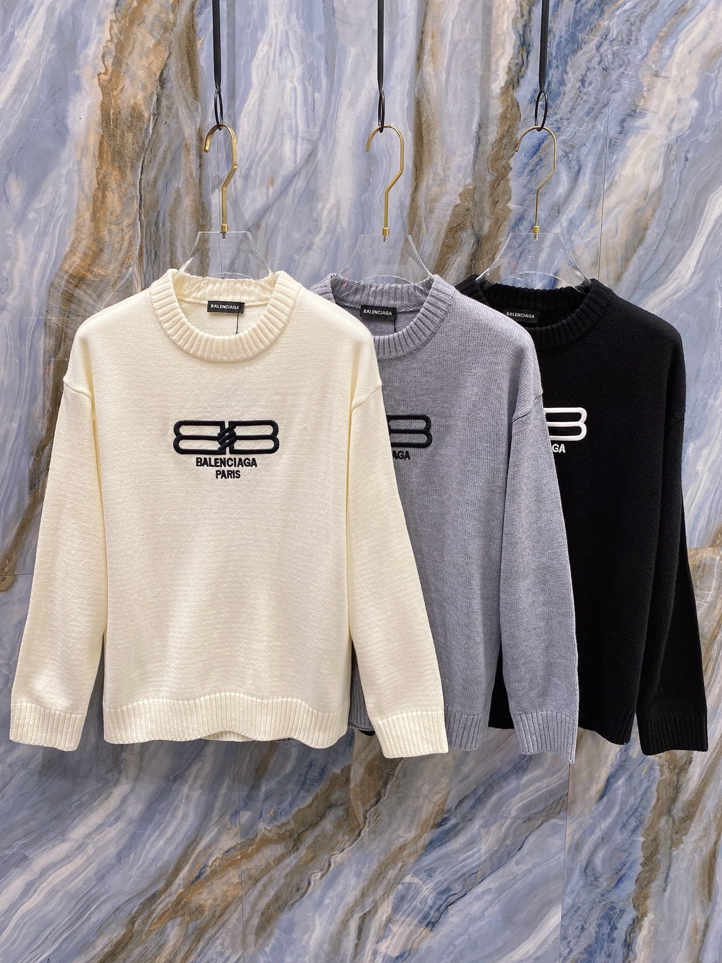 0902 Gradient Letter Print sweater