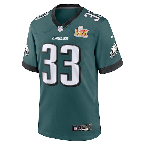 Cooper DeJean Philadelphia Eagles Nike Super Bowl LIX Game Player Jersey - Midnight Green