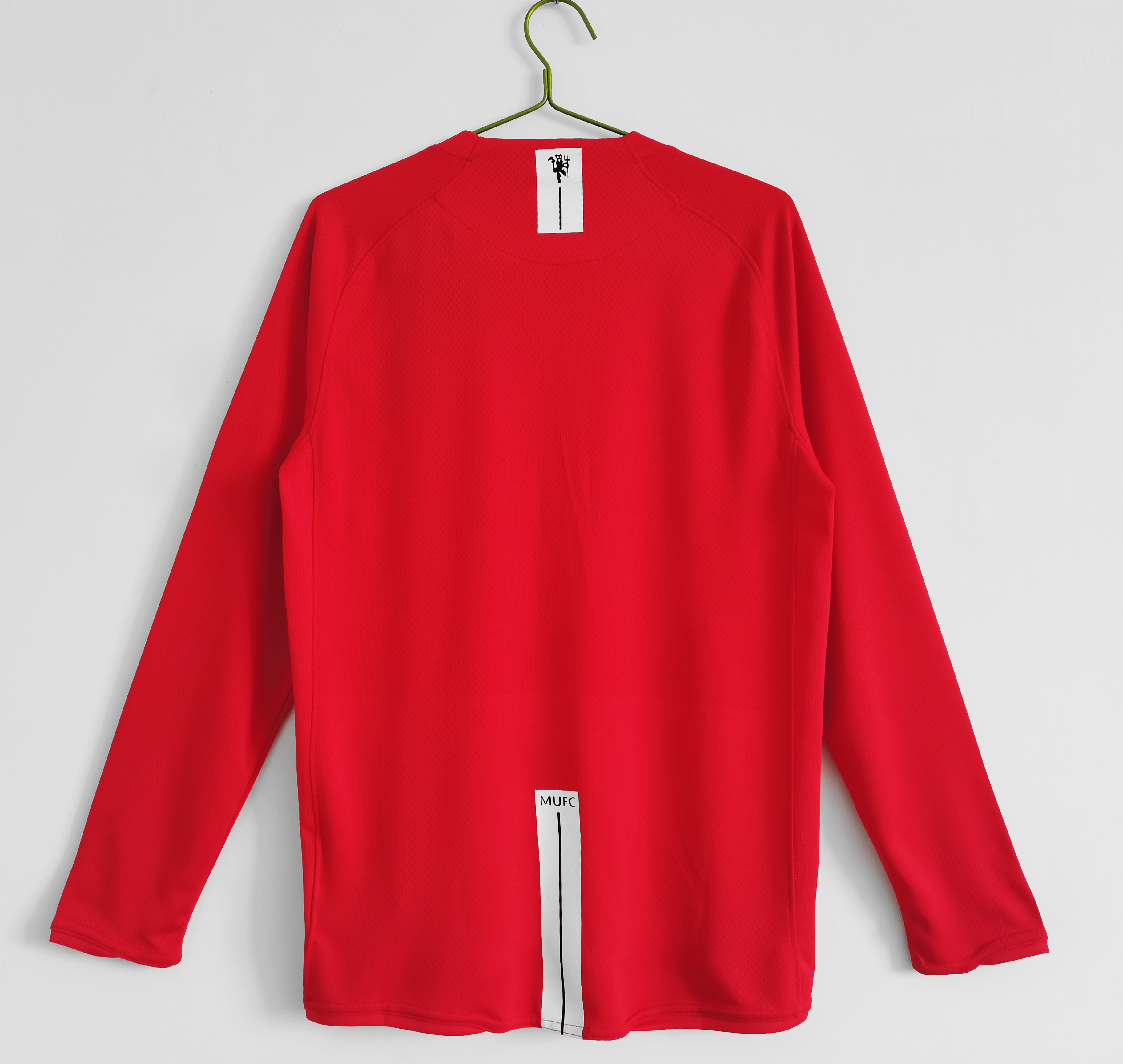 Manchester United Long Sleeve 2007-08 Home Champions Vintage Jersey