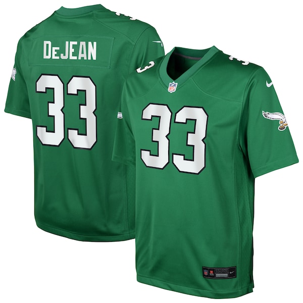 Cooper DeJean Philadelphia Eagles Nike Youth Alternate Game Jersey - Kelly Green/Green