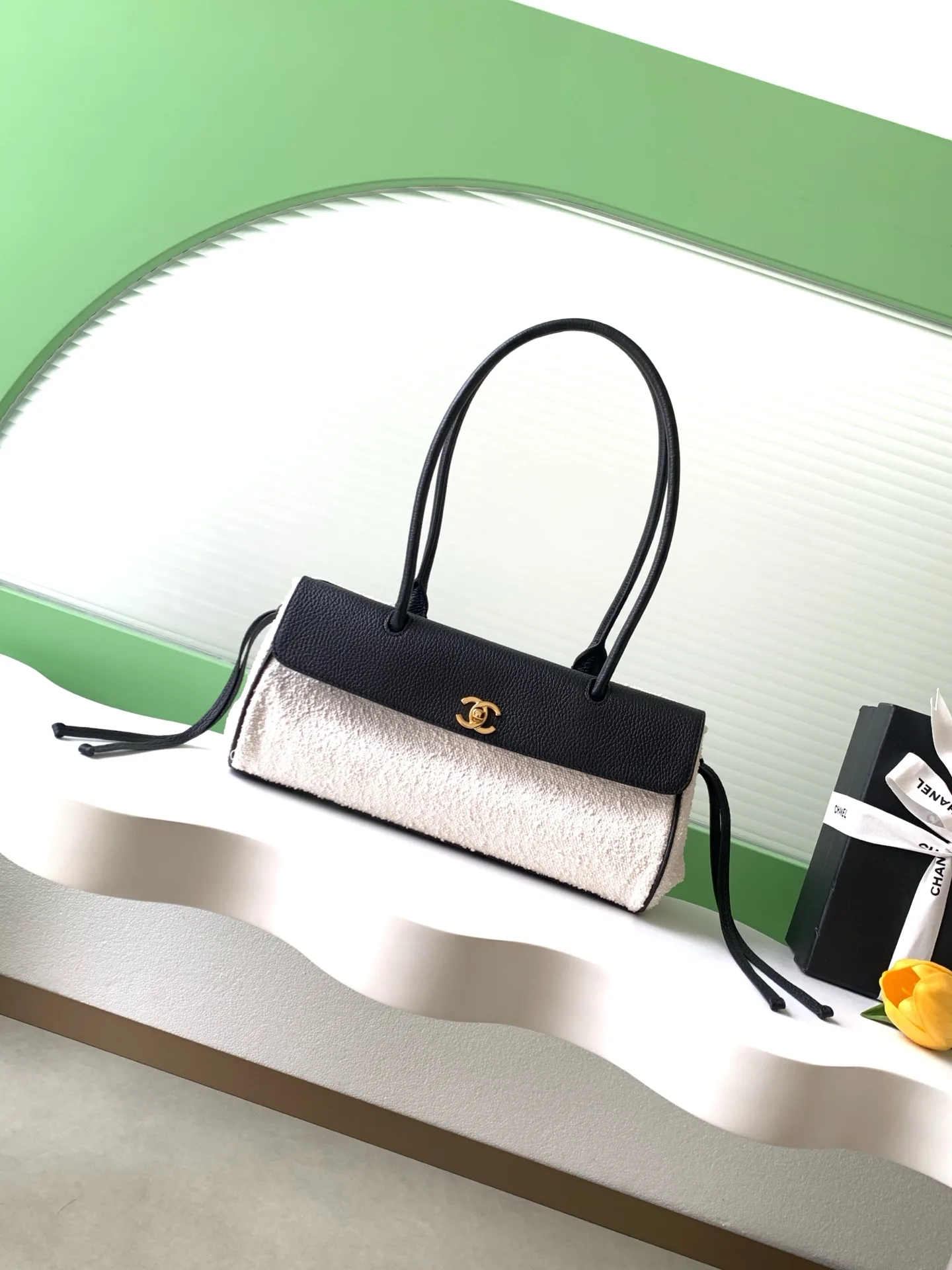 Chanel Grained Leather Top Handle Bag product photo from LabelPicks