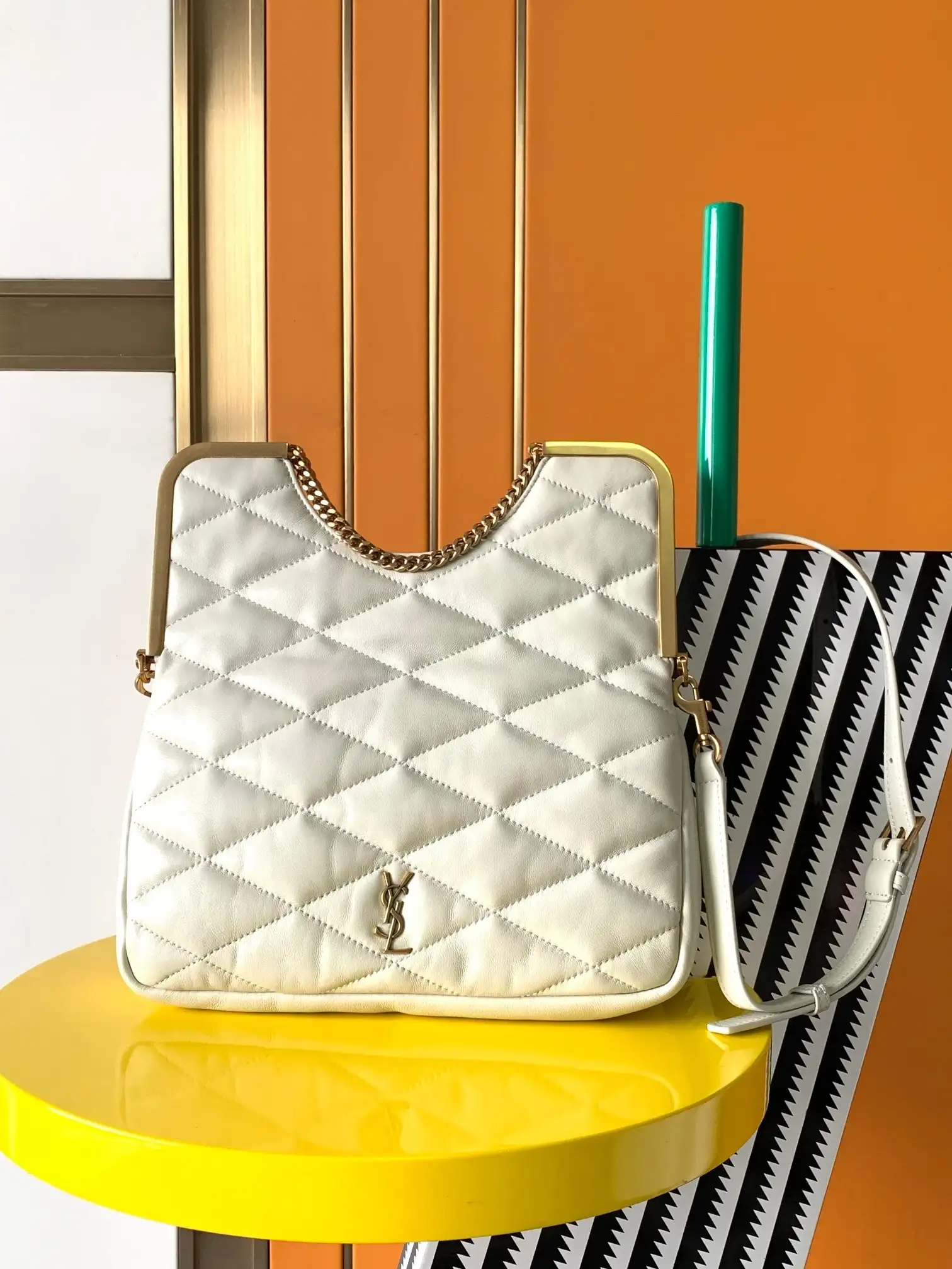Saint Laurent Quilted Leather Shoulder Bag product photo from LabelPicks