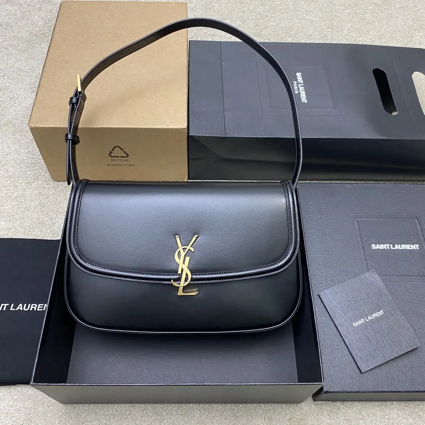 Saint Laurent Lambskin Shoulder Bag product photo from LabelPicks