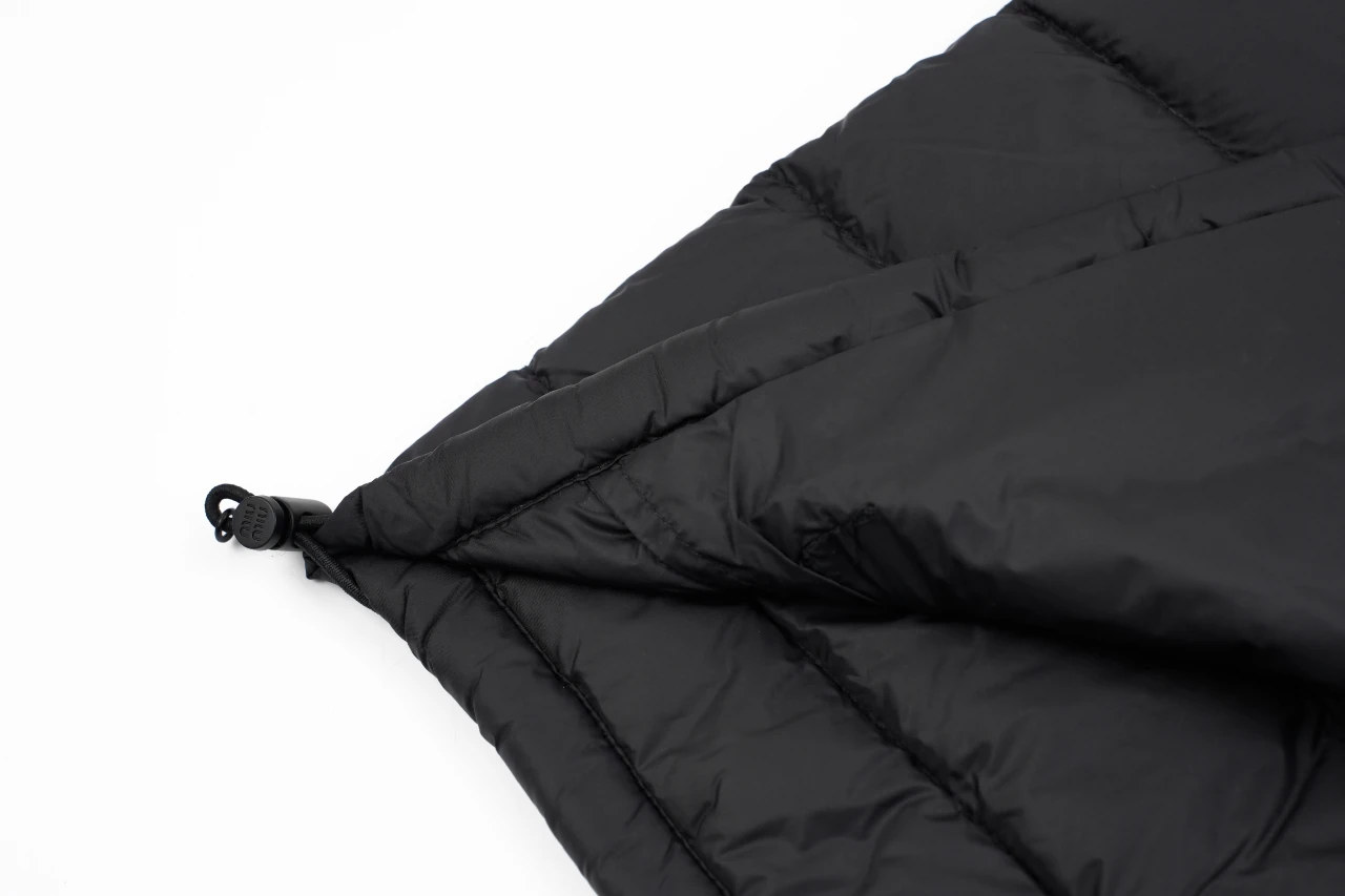 Miu Miu Black Logo Hooded Down Jacket product photo from LabelPicks
