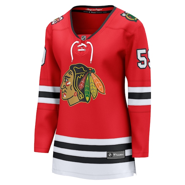 Tyler Bertuzzi Chicago Blackhawks  Women's Centennial Breakaway Player Jersey - Red