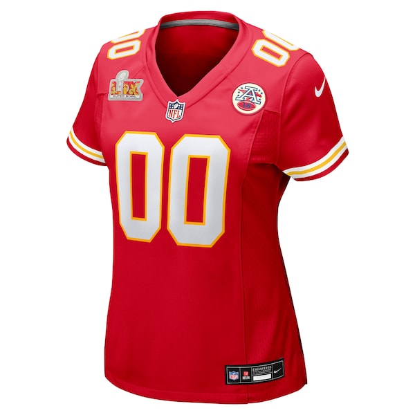 Kansas City Chiefs Nike Women's Super Bowl LIX Custom Game Jersey - Red