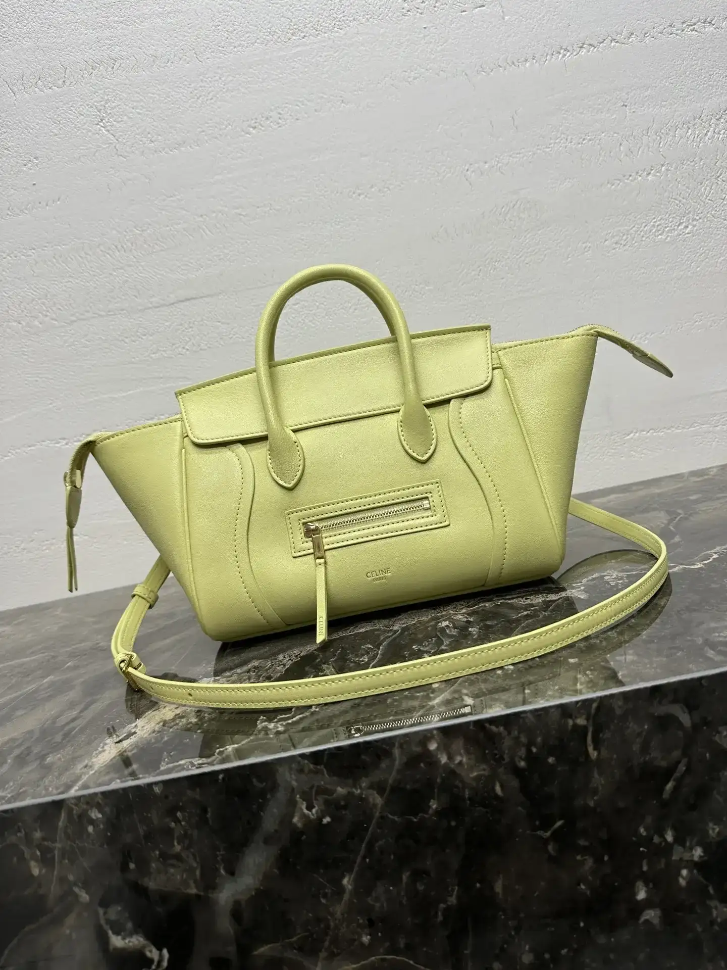 Celine Lambskin Luggage Top Handle Bag product photo from LabelPicks