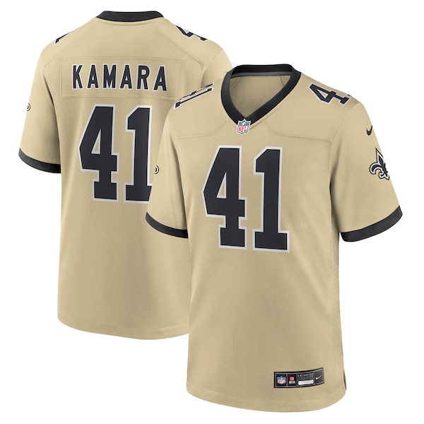 Alvin Kamara New Orleans Saints Nike Gameday Golds Alternate Game Player Jersey - Gold/Black/White
