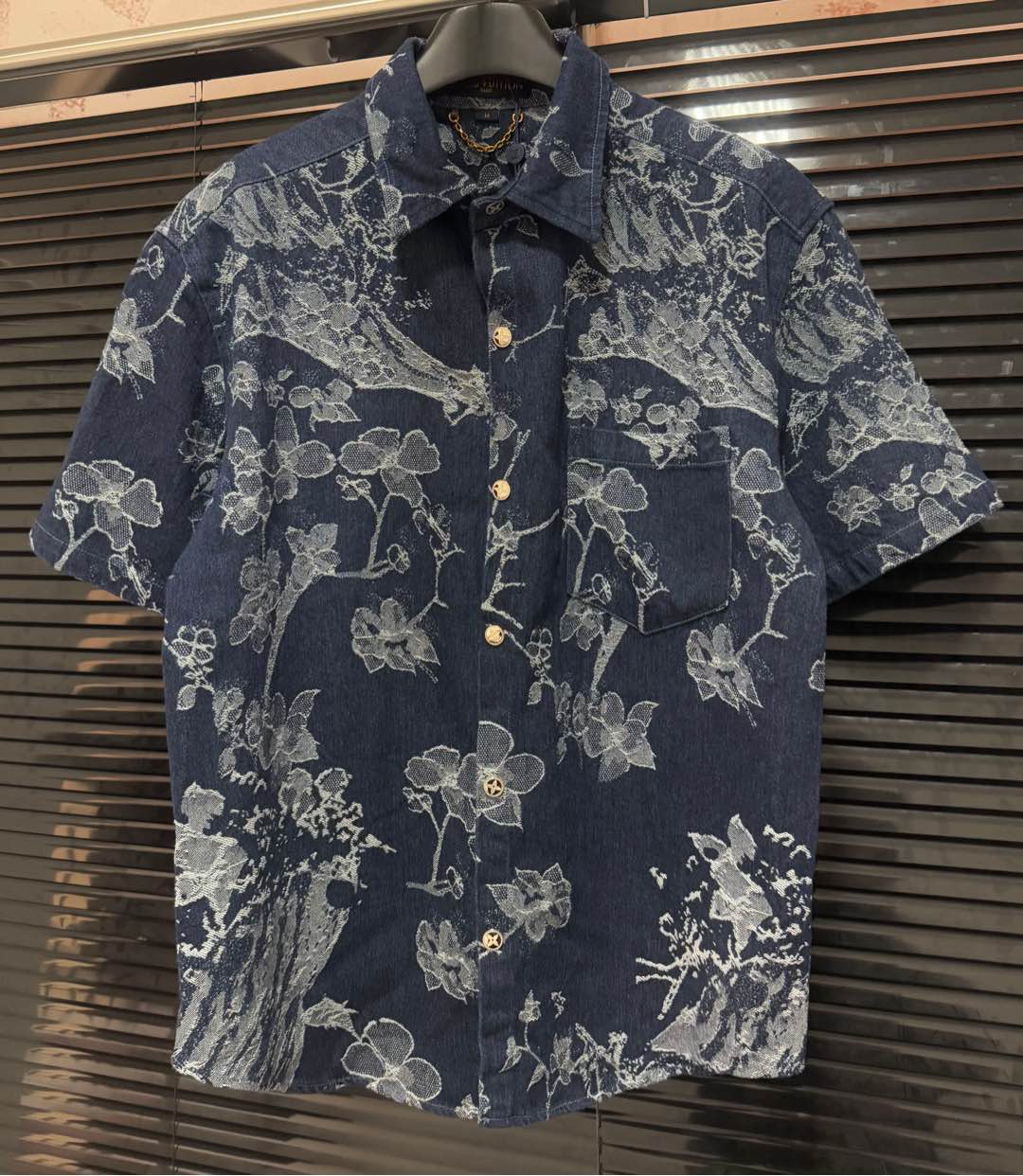 Vintage Printed Denim Set