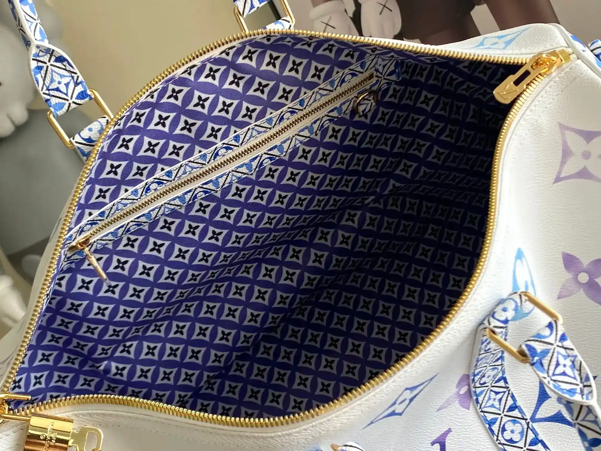 Louis Vuitton Blue Keepall Tote Bag product photo from LabelPicks