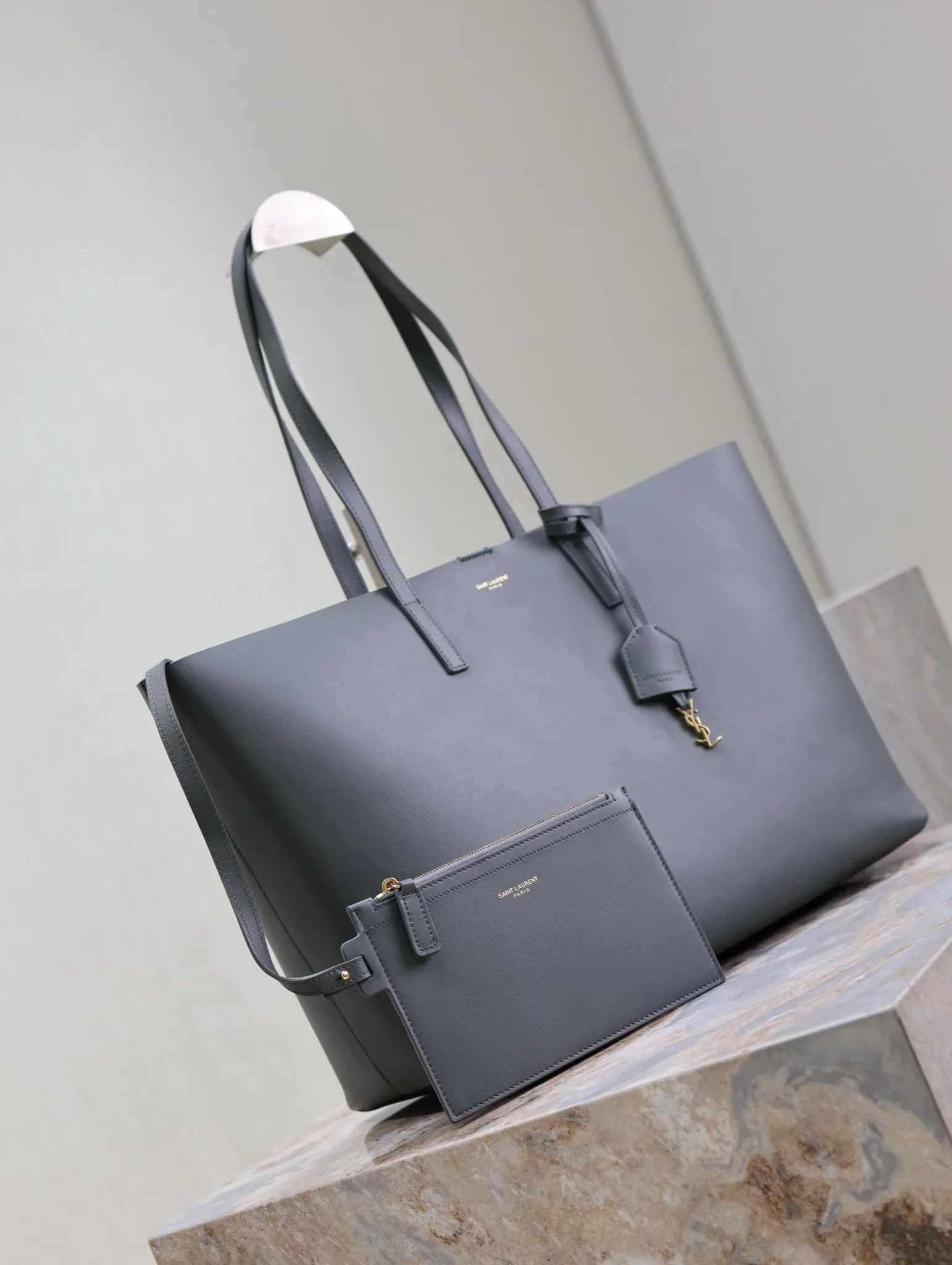 Saint Laurent Calfskin Tote Bag product photo from LabelPicks