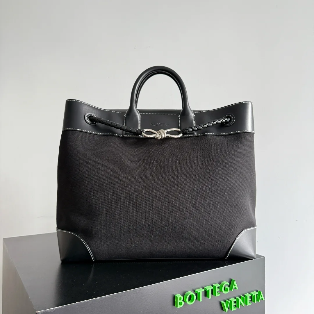 Bottega Veneta Intrecciato Woven Leather Andiamo Tote Bag product photo from LabelPicks