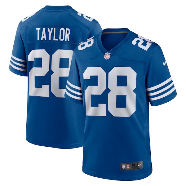 Men's Nike Jonathan Taylor Royal Indianapolis Colts Alternate Game Jersey/White
