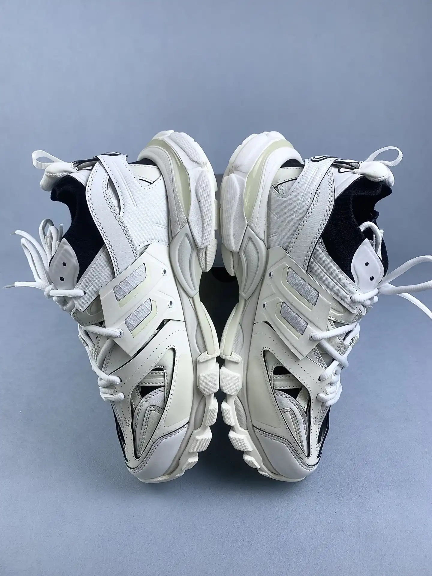 Track Sock Sneaker 'White Black' product photo from LabelPicks