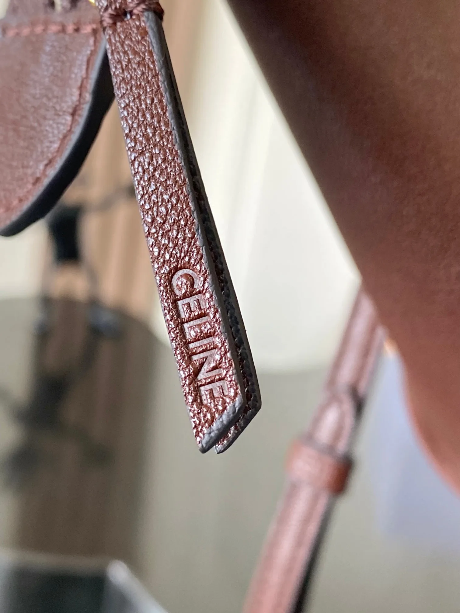 Celine Lambskin Luggage Top Handle Bag product photo from LabelPicks