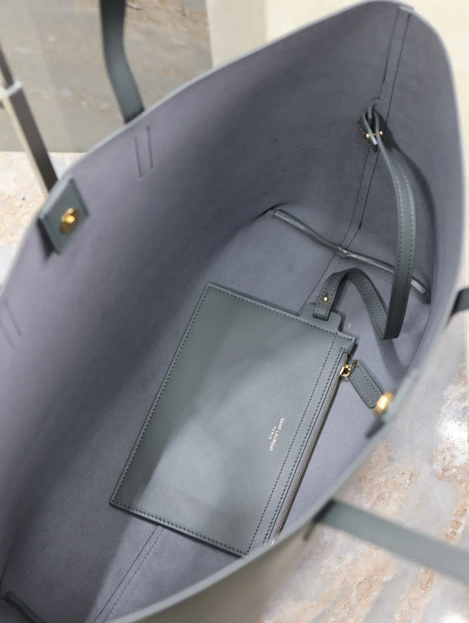 Saint Laurent Calfskin Tote Bag product photo from LabelPicks