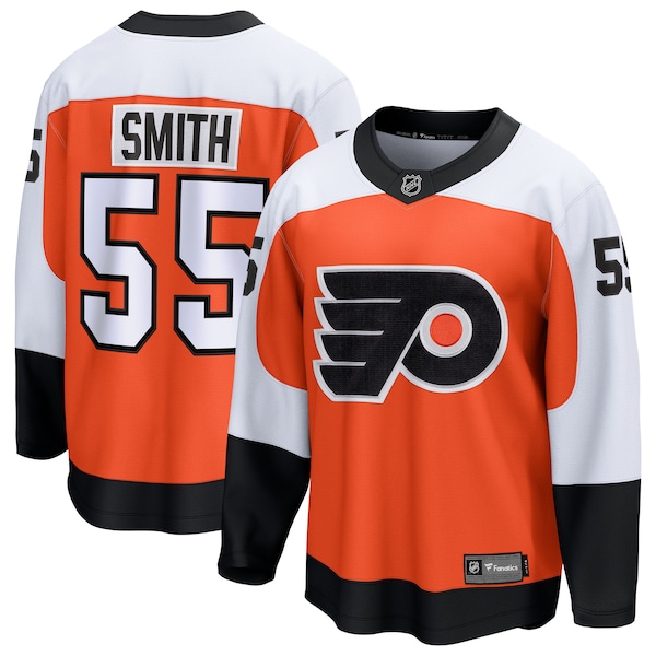 Givani Smith Philadelphia Flyers  Home Breakaway Jersey - Orange
