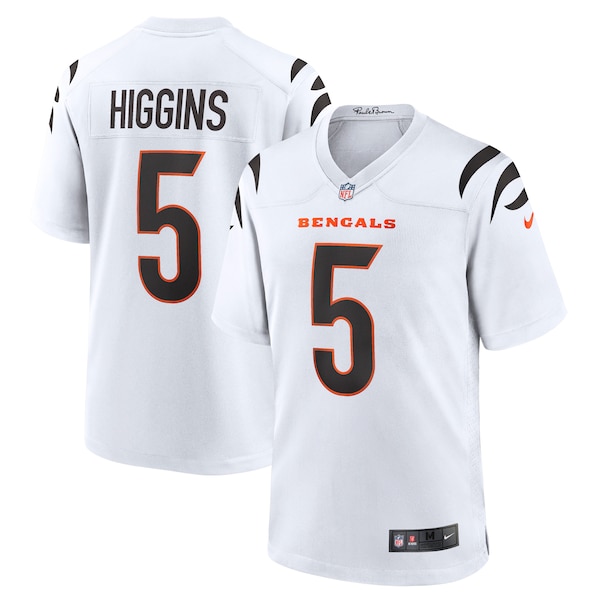 Tee Higgins Cincinnati Bengals Nike  Game Jersey - White/Orange