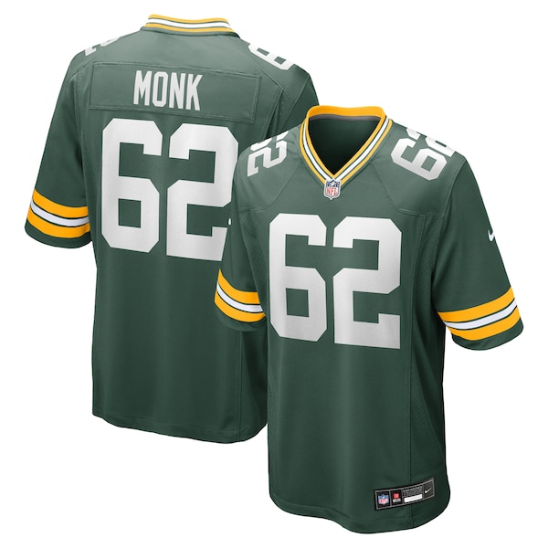 Jacob Monk Green Bay Packers Nike  Game Jersey -  Green