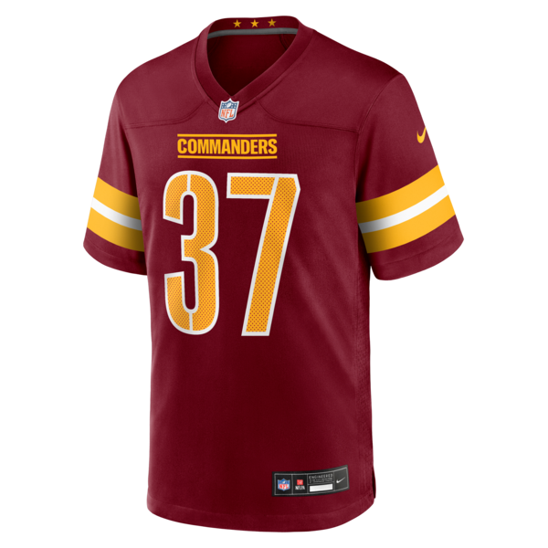 Car'lin Vigers Washington Commanders Nike Team Game Jersey -  Burgundy