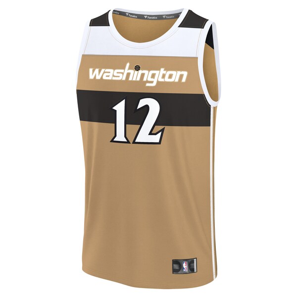 Tre Johnson III Washington Wizards  Youth 2025/26 City Edition Fastbreak Jersey - Gold