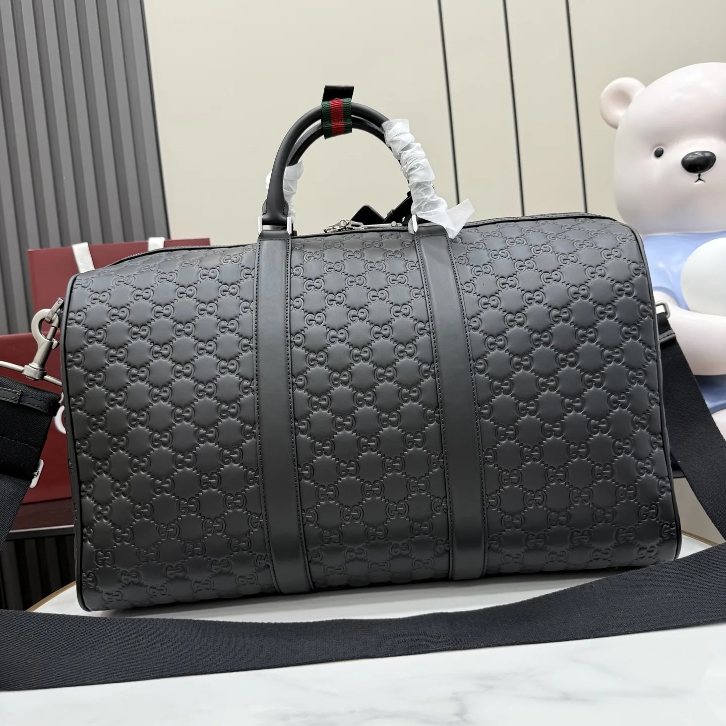 Gucci Black Smooth Leather Tote Bag product photo from LabelPicks