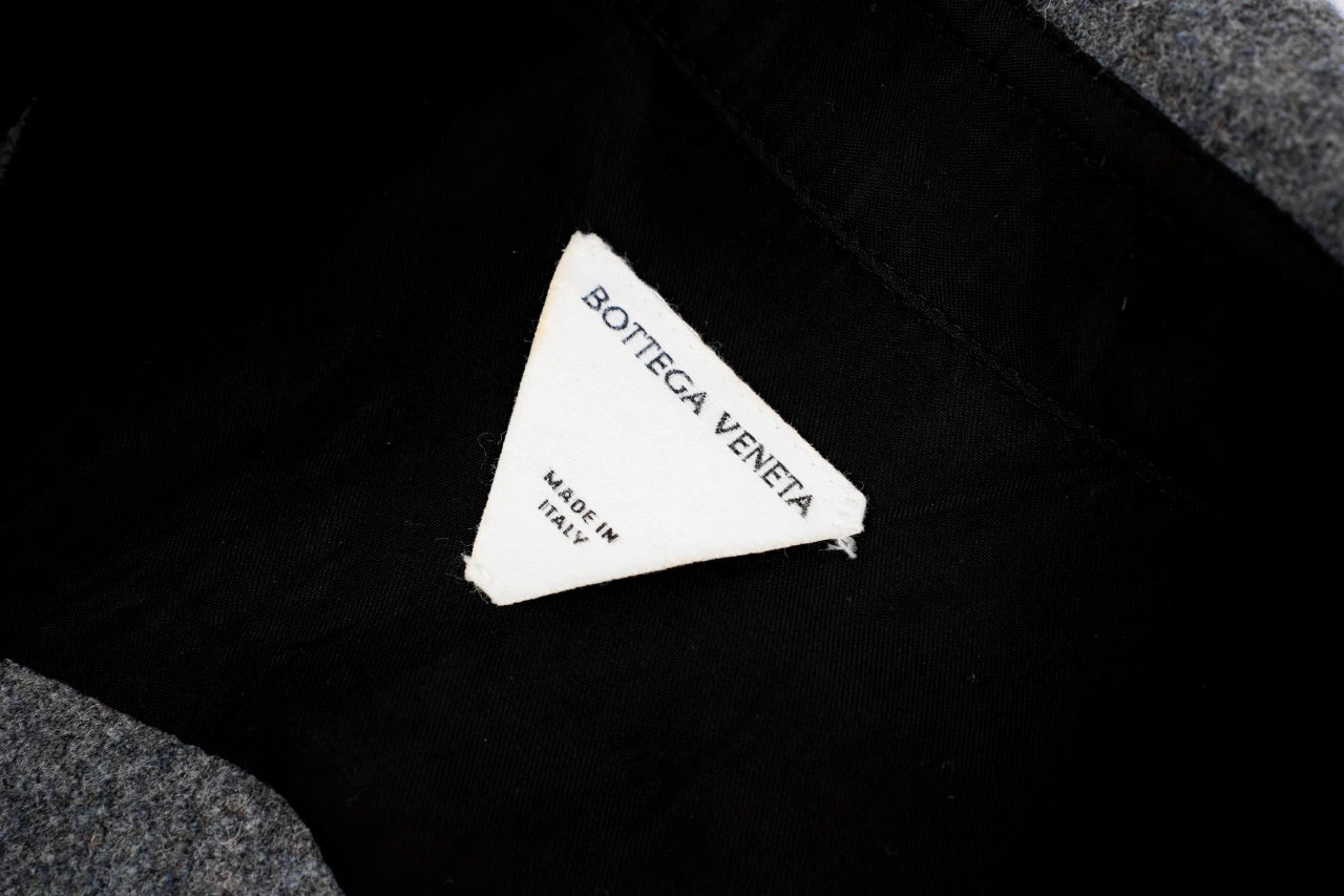 Bottega Veneta Grey Wool Shirt Jacket product photo from LabelPicks