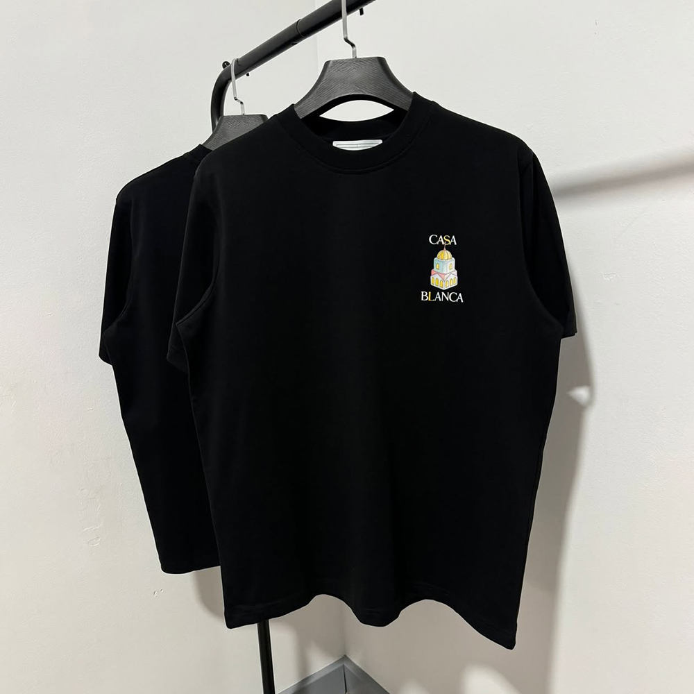 Multi-element Print Round Neck T-Shirt