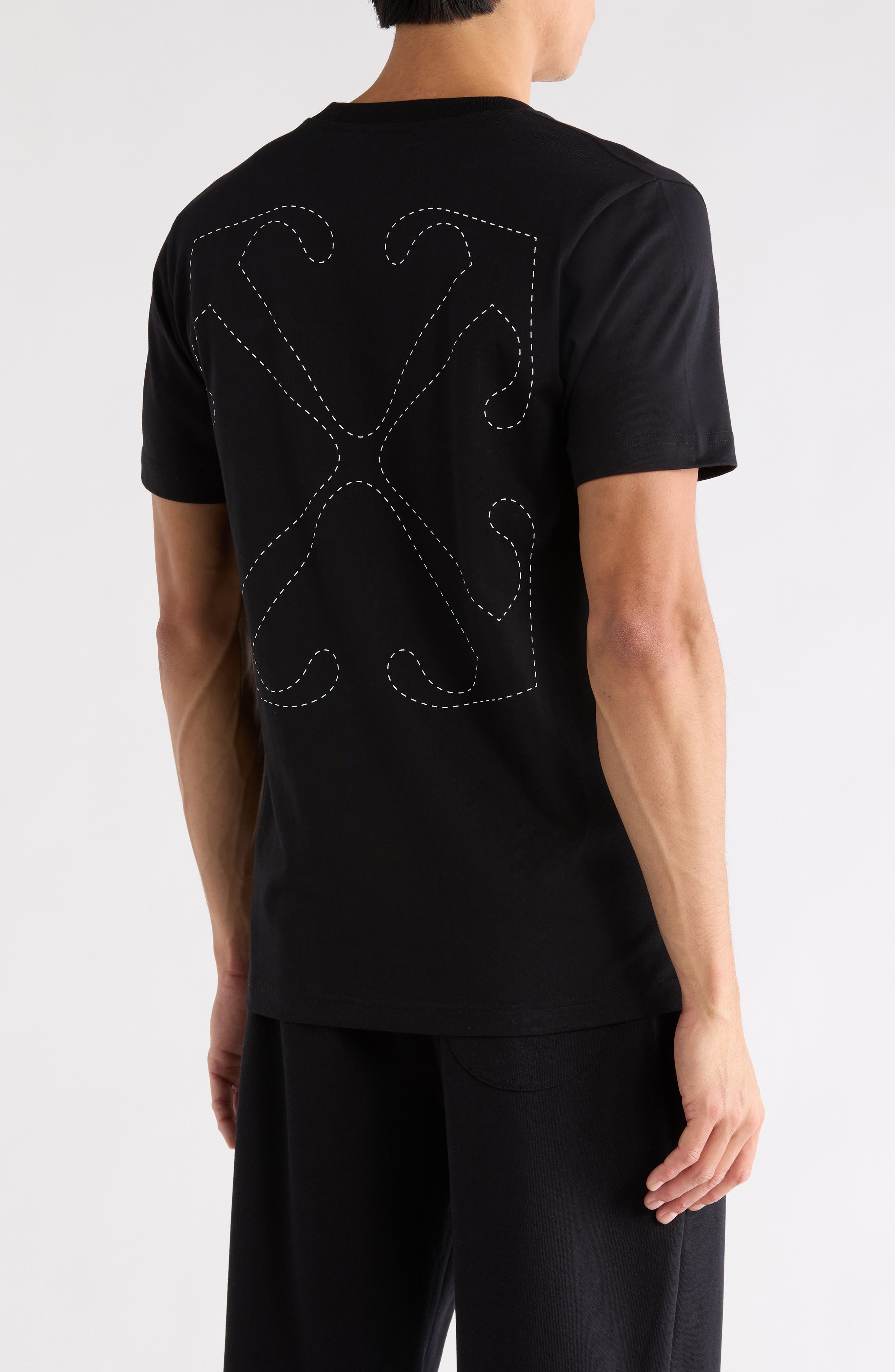 Off-White Stitch Arrow Slim Fit T-Shirt