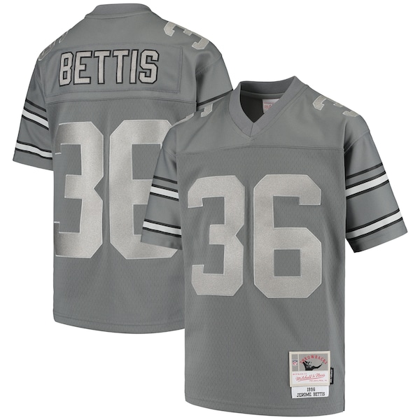 Jerome Bettis Pittsburgh Steelers Youth 1996 Retired Player Metal Replica Jersey - Charcoal