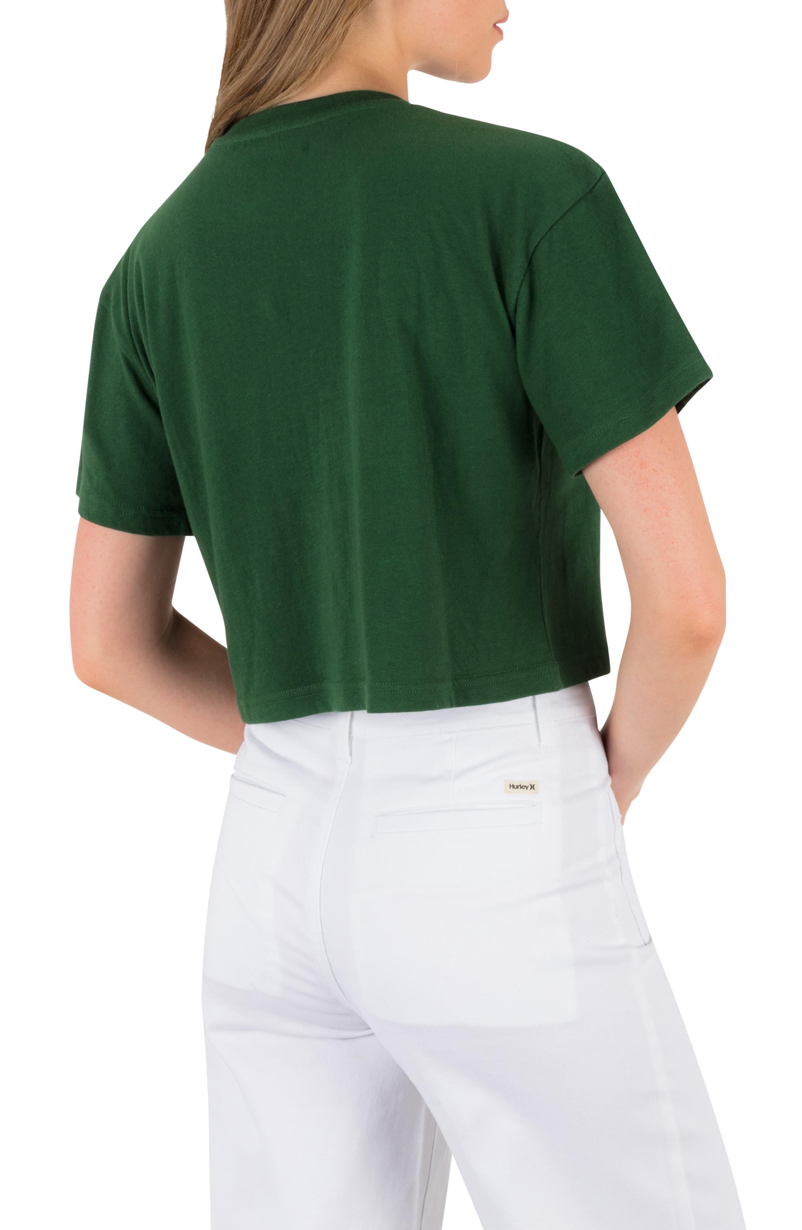 Hurley Wild & Free Boxy Cotton Crop T-Shirt