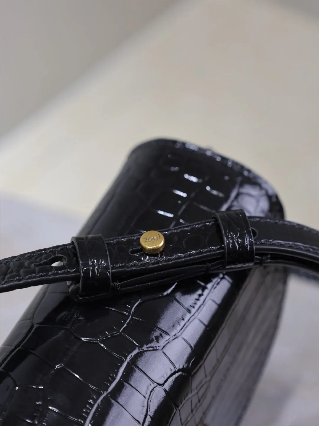 Saint Laurent Gold Calfskin Shoulder Bag product photo from LabelPicks