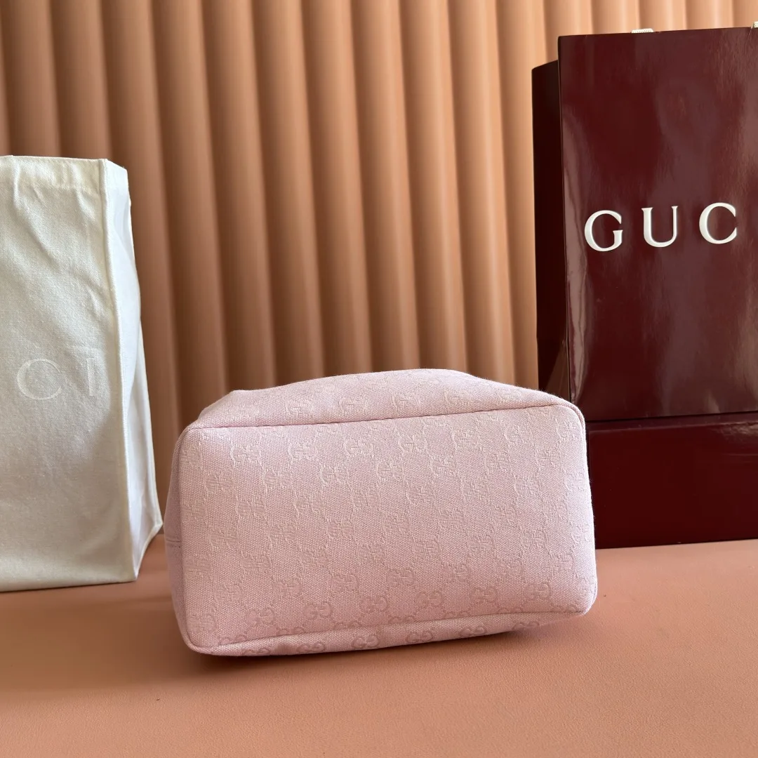 Gucci Pink GG Supreme Canvas Shoulder Bag product photo from LabelPicks
