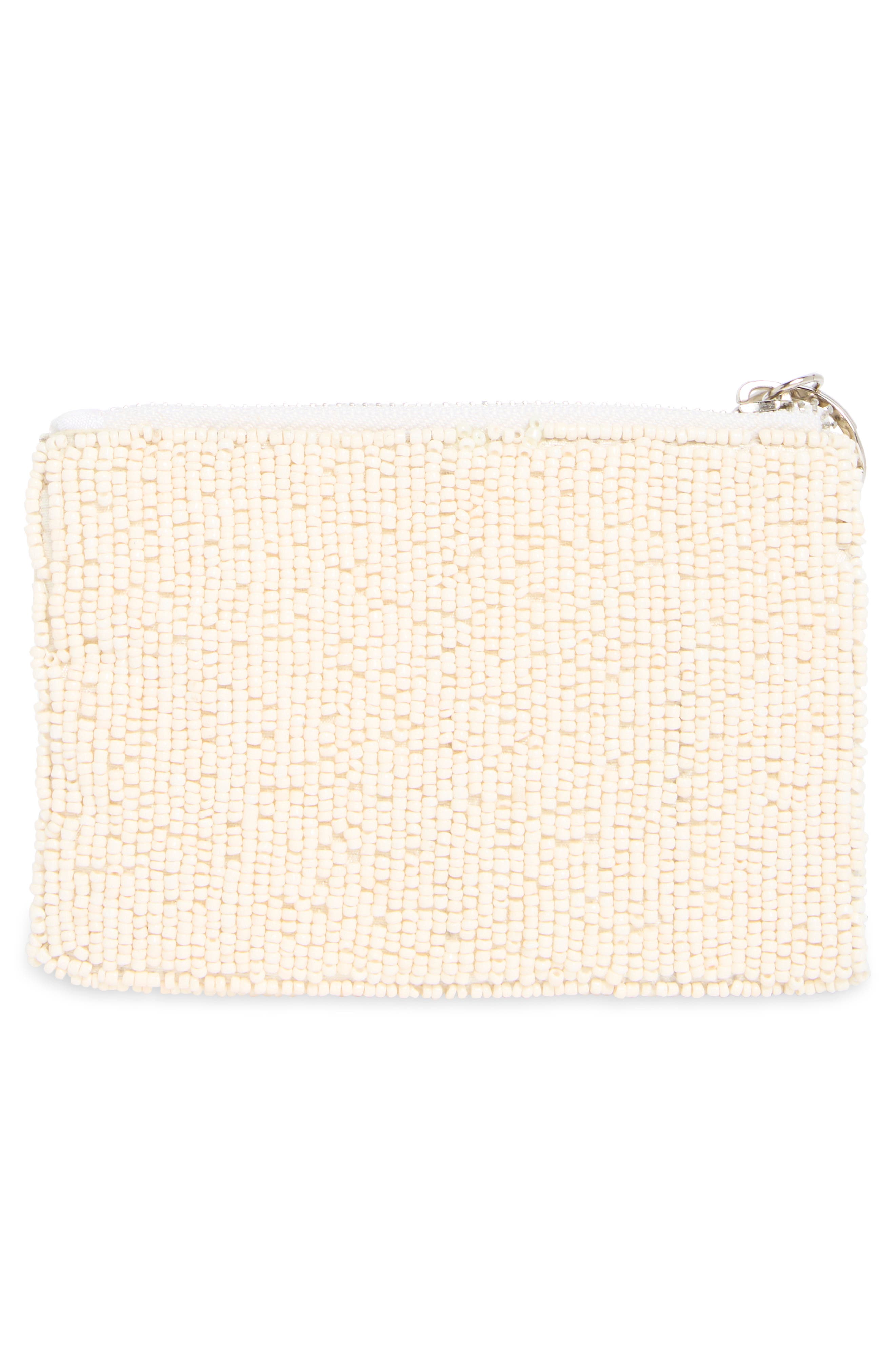 Collection XIIX Pickle Ball Beaded Coin Pouch