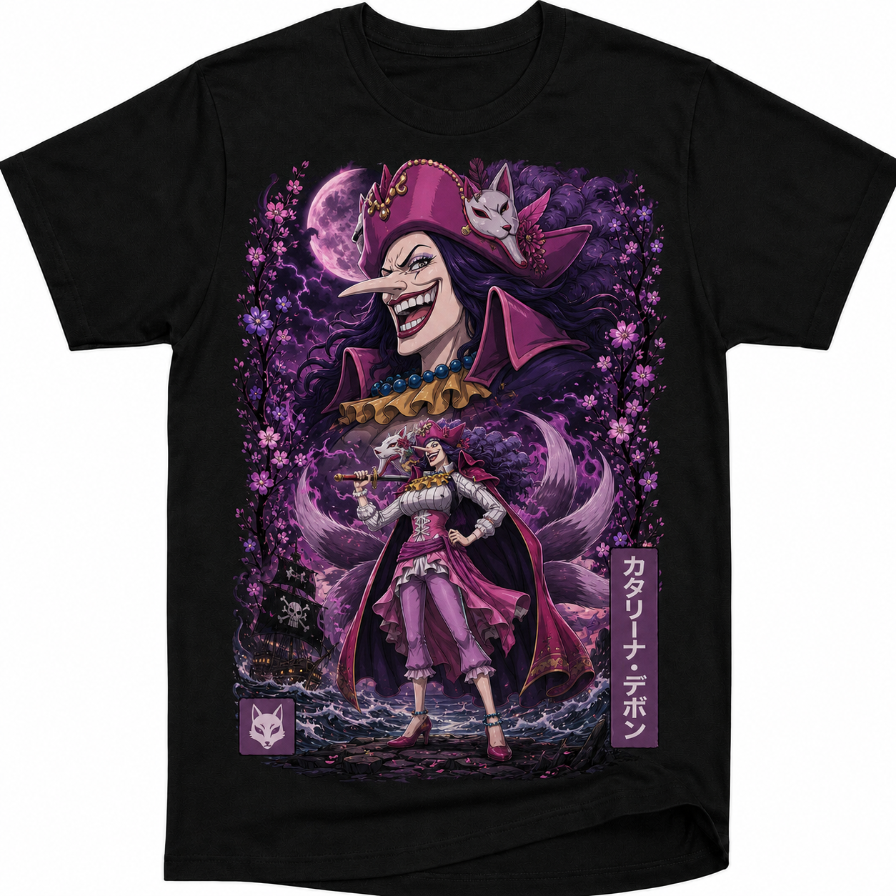 Remera Anime Catarina Devon One Piece Manga Corta