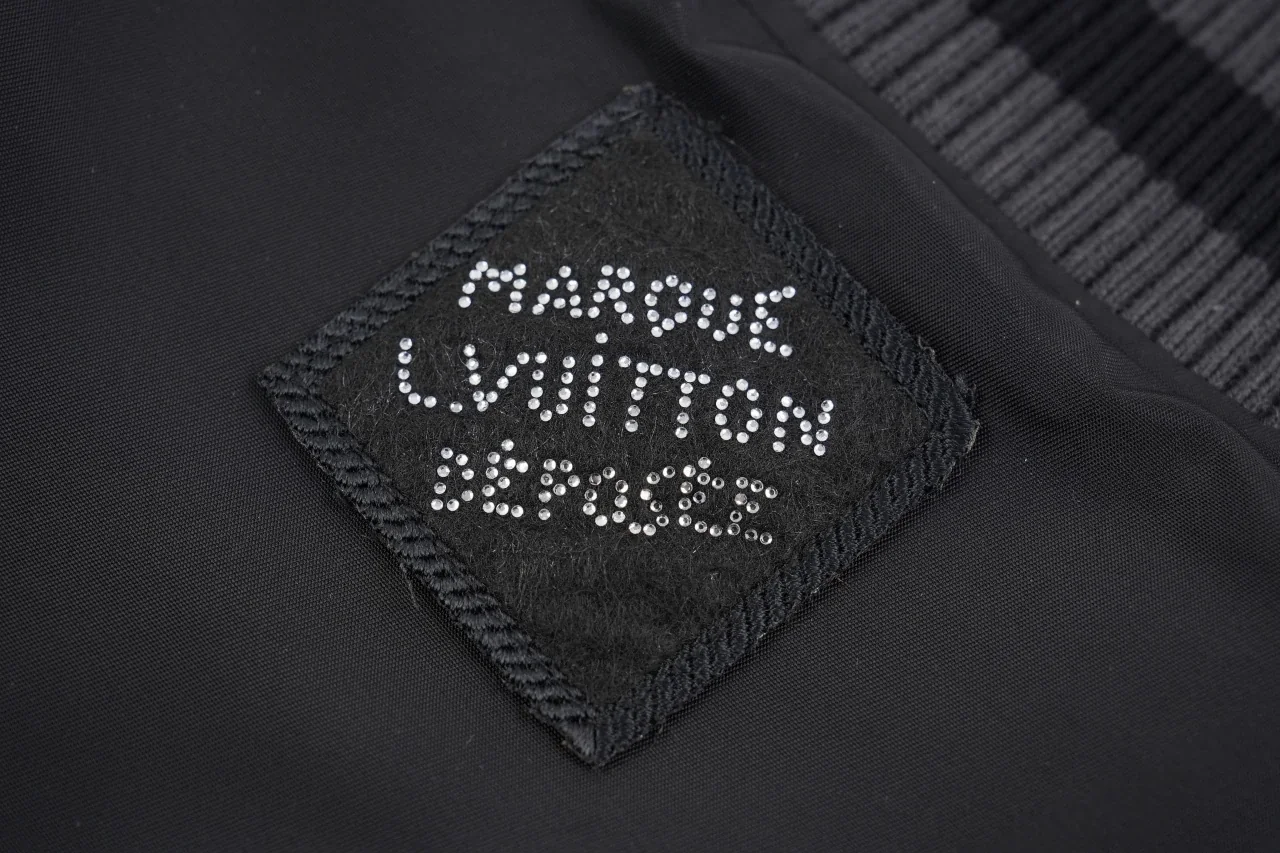 Louis Vuitton Black Crystal Badge Padded Jacket product photo from LabelPicks