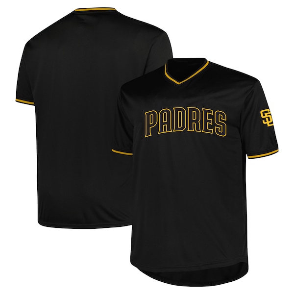 San Diego Padres Profile Big & Tall Pop Fashion Jersey - Black