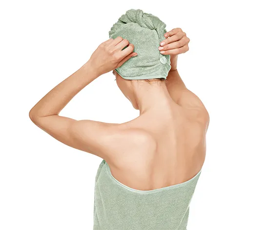 Turban-Handtuch, grün