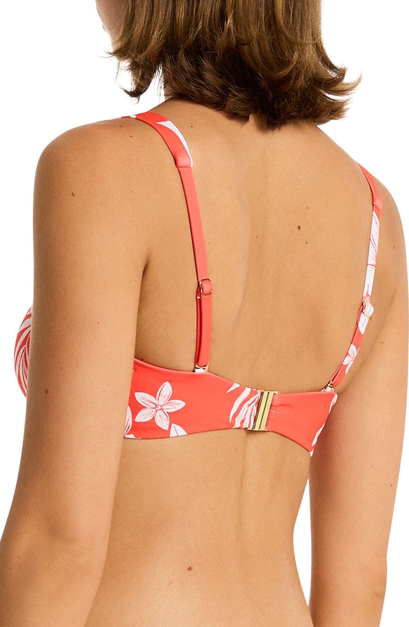 Sea Level Aloha Square Neck Bikini Top