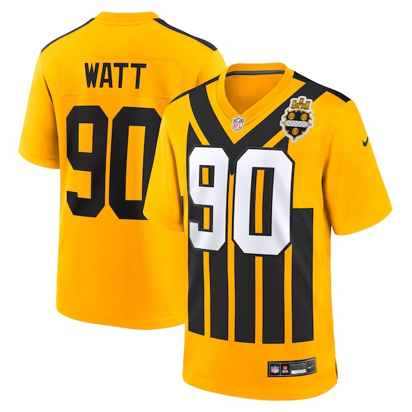T.J. Watt Pittsburgh Steelers Nike Youth Alternate 1933 Throwback Game Jersey - Gold