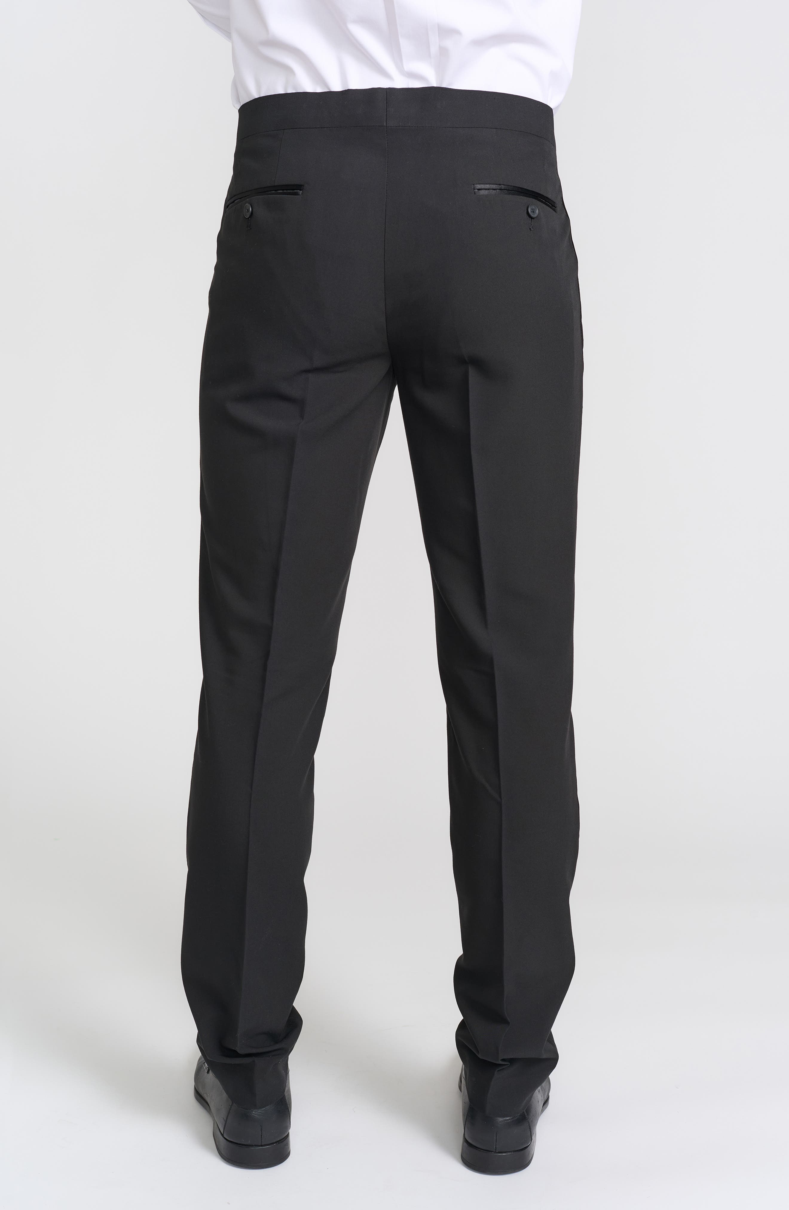 SAVILE ROW CO Slim FIt Tuxedo Pants - 30-34