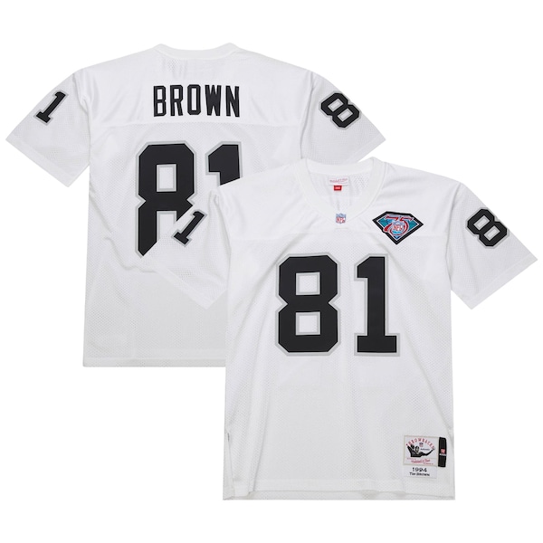 Tim Brown Las Vegas Raiders 1994  Authentic Throwback Retired Player Jersey - White