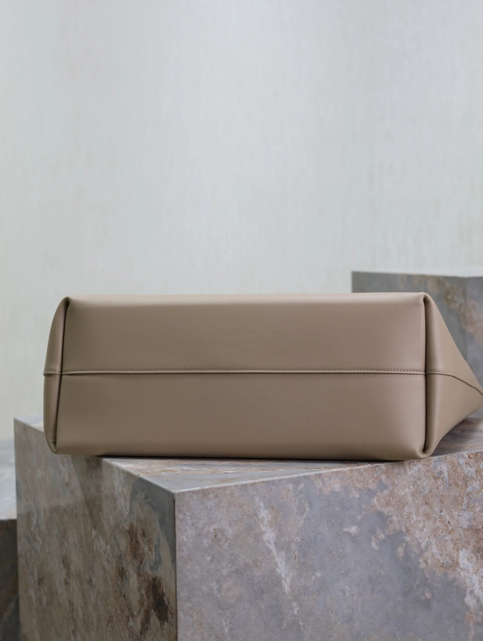 Saint Laurent Beige Calfskin Tote Bag product photo from LabelPicks