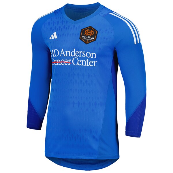 Houston Dynamo FC adidas 2024 Goalkeeper Long Sleeve Replica Jersey - Blue