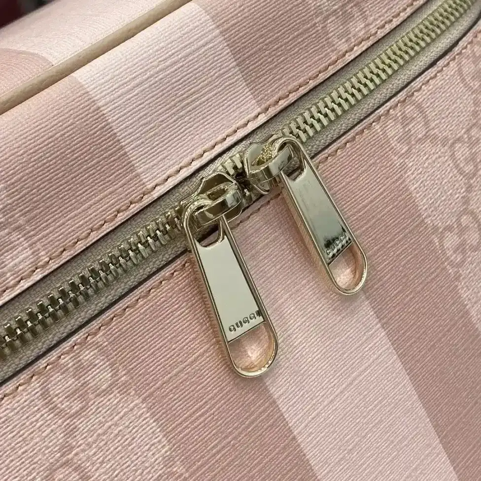 Gucci Pink Ophidia Canvas and Leather Top Handle Bag product photo from LabelPicks